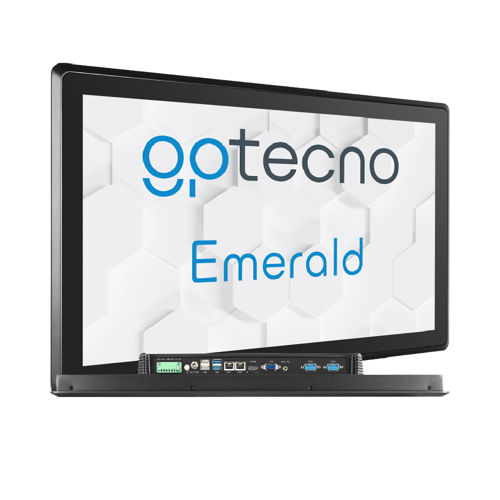 panel pc serie emerald industriali