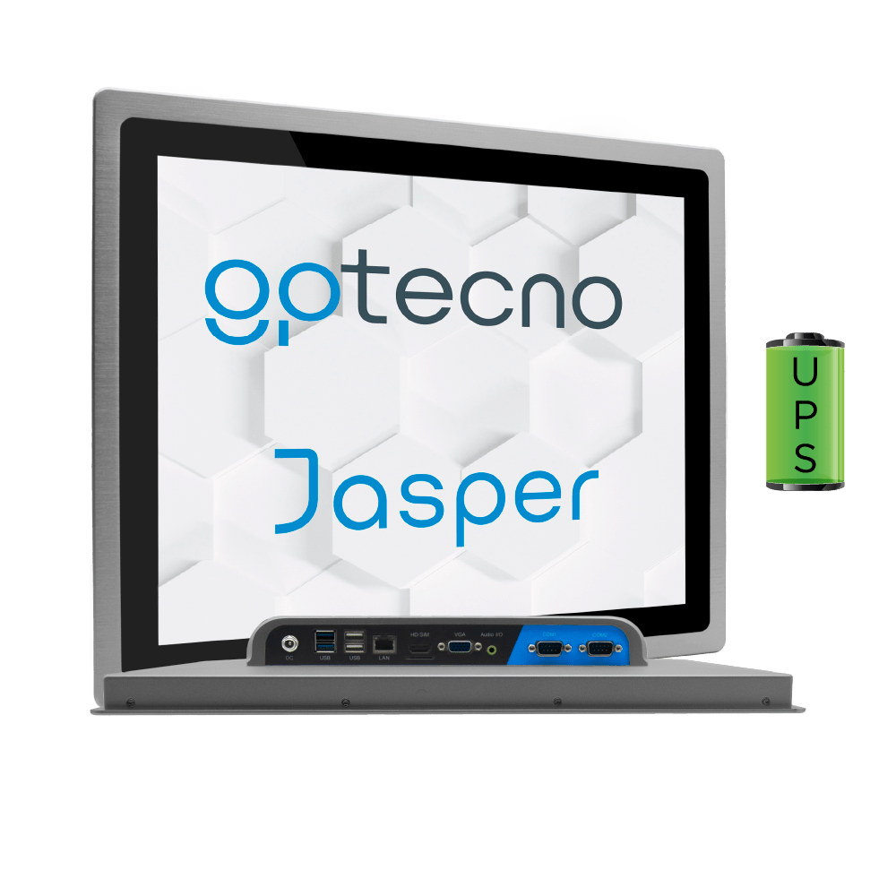 Panel PC Jasper con UPS gruppo di continuità