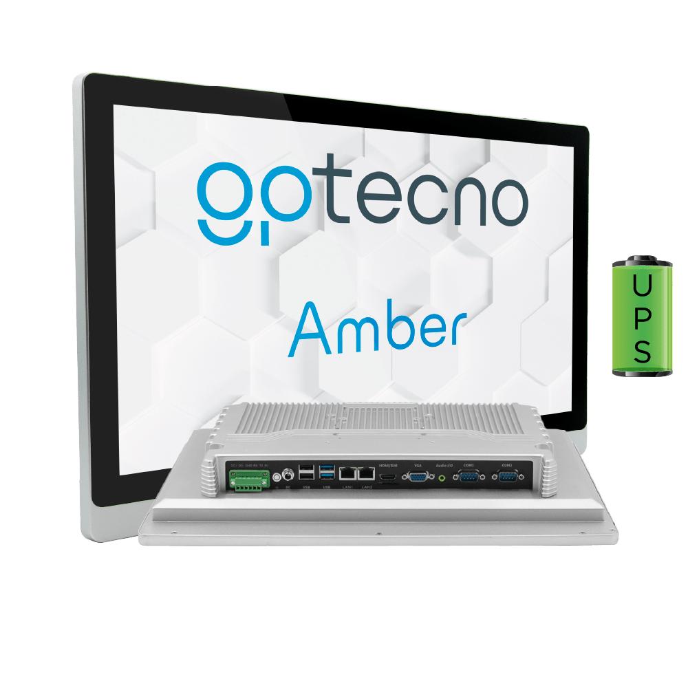 Panel PC Amber con UPS gruppo di continuità