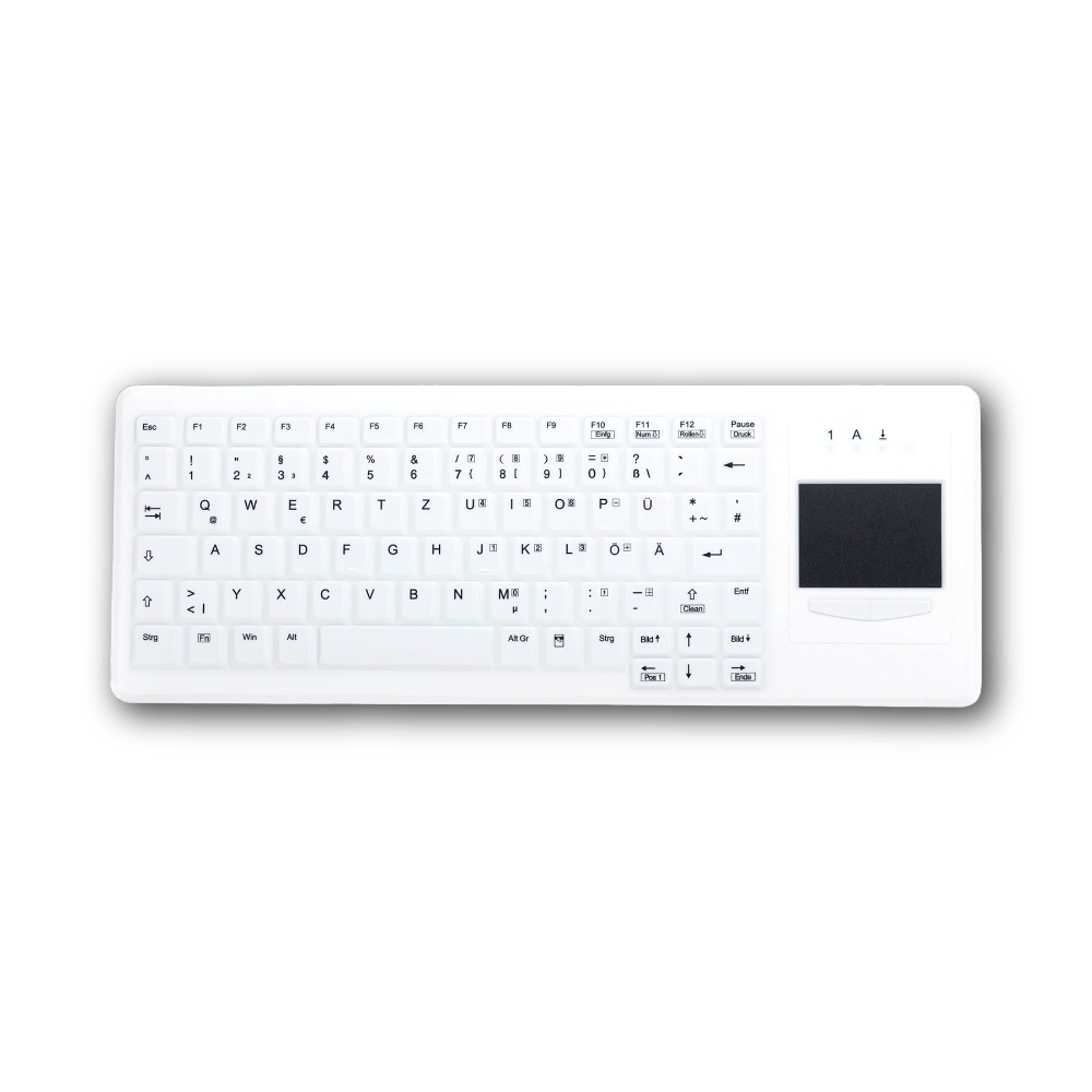 tastiere industriali in silicone IP68 con trackpad
