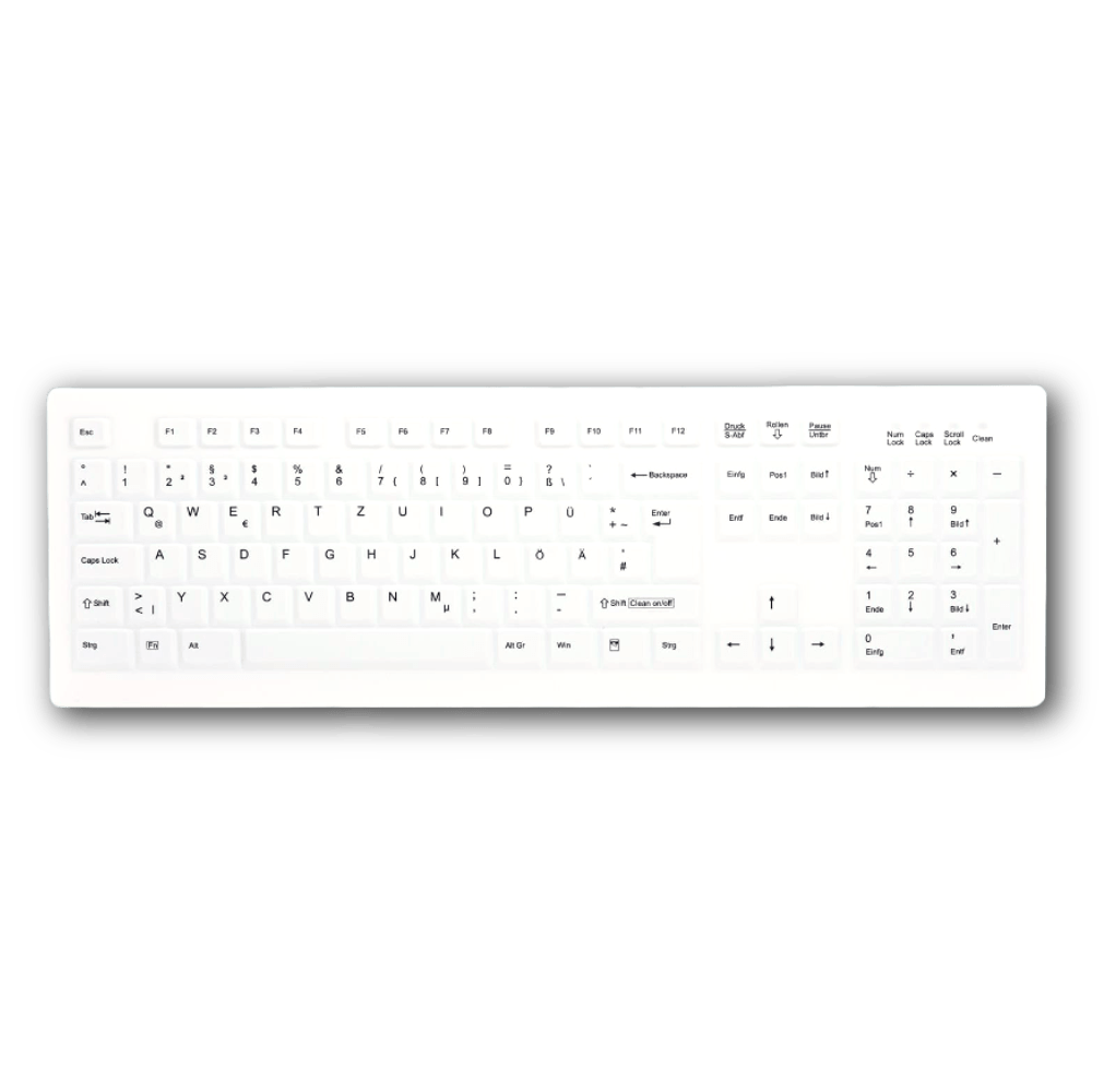 tastiera medicale estesa IP68 antimicrobica e impermeabile