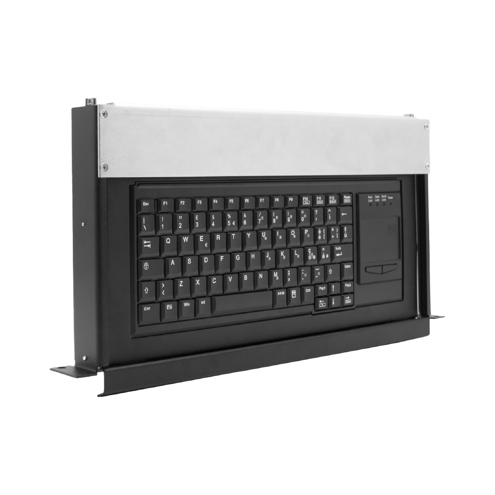 tastiera industriale in cassetto Rack