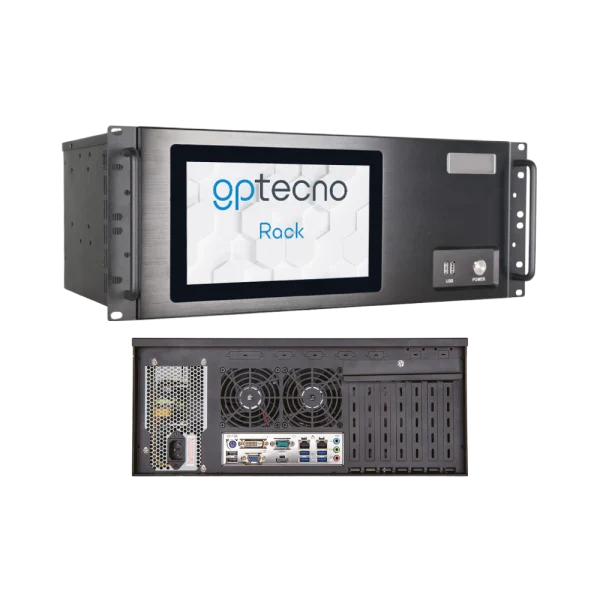 box pc rack da 4U con lcd integrato