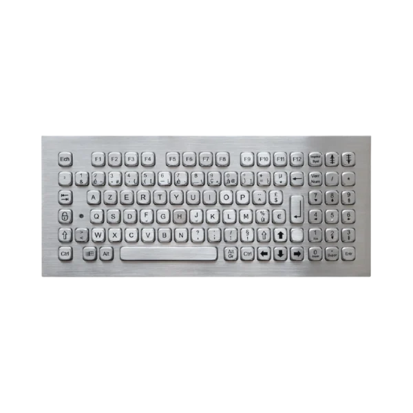 Tastiera in acciaio inox GPK-A340KP-FN con 97 tasti e protezione IP65